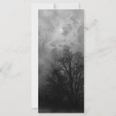 Carte Ciel d'Halloween hanté avec Ravens (Dos)