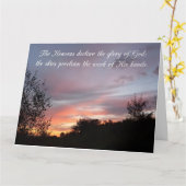 Carte Ciel du soleil 2 (Fleur jaune)