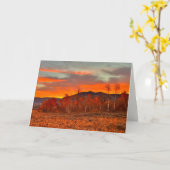 Carte Ciel en Feu (Fleur jaune)