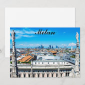 Carte Ciel Milan en Italie (Devant / Derrière)