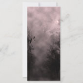 Carte Ciel rouge sang hanté avec des ravens (Dos)