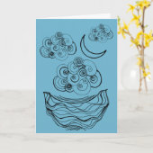 Carte Ciels nuageux (Fleur jaune)