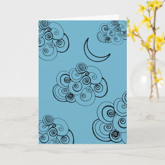 Carte Ciels nuageux (Fleur jaune)