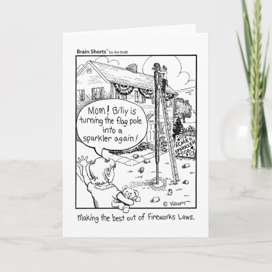 Carte "Cierge magique géant" par JIM Papier d'emballage (Devant)