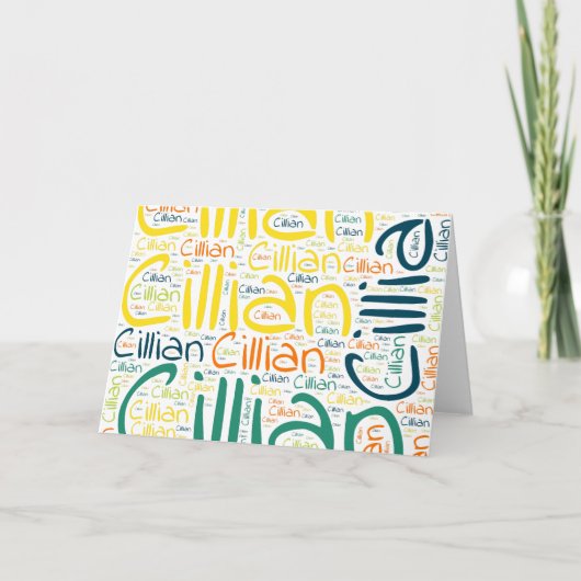 Carte Cillian (Devant)