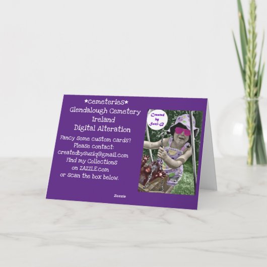 Carte Cimetière Coloré (Dos)