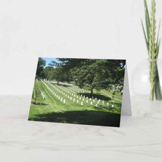 Carte Cimetière d'Arlington (Devant)