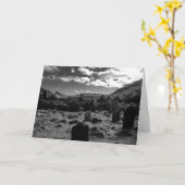 Carte Cimetière en Irlande (Fleur jaune)