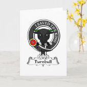 Carte Cimier de clan Turnbull (Fleur jaune)