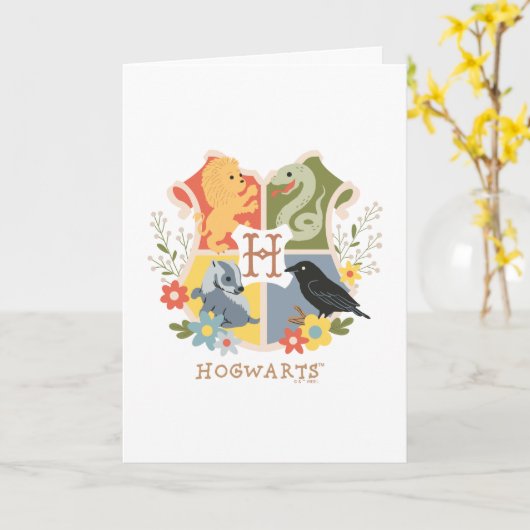 Carte Cimier HOGWARTS™ (Fleur jaune)