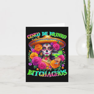 Carte Cinco De Drinko Achos Cinco De Mayo Boire Mexique