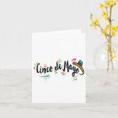 Carte Cinco De Mayo (Fleur jaune)