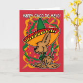 Carte Cinco De Mayo (Fleur jaune)