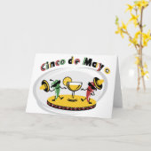 Carte Cinco de Mayo (Fleur jaune)