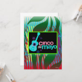Carte Cinco de Mayo (Devant/Arrière en situation)