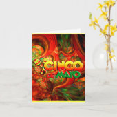 Carte Cinco de Mayo (Fleur jaune)