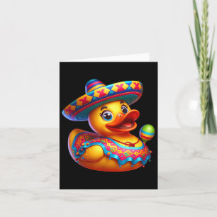 Carte Cinco De Mayo Canard Mexicaine Sombrero Fiesta Par