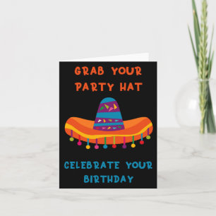 Carte Cinco De Mayo Célébration d'anniversaire