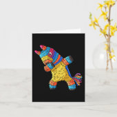 Carte Cinco de Mayo Dabbing Donkey Pinata Fun Mexican Da (Fleur jaune)