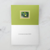 Carte Cinco de Mayo en espagnol Cactus sur Jaune (Intérieur)