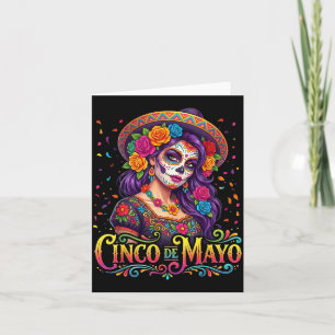 Carte Cinco De Mayo Fête Mexicaine 5 De Mayo Filles Femm