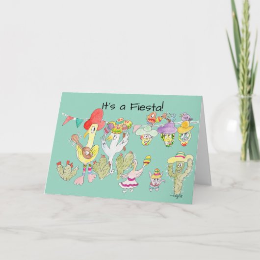 Carte Cinco de Mayo Fiesta! (Devant)