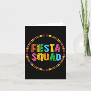 Carte Cinco De Mayo Fiesta Squad Drôle Faisons la Fiesta