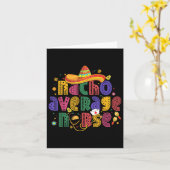 Carte Cinco De Mayo Funny Nacho Moyenne Infirmière Mexic (Fleur jaune)