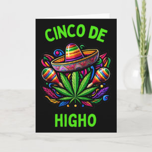 Carte Cinco De Mayo Herbe Humour Stoner Drôle 1