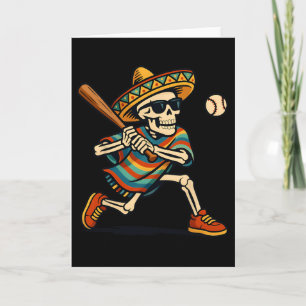 Carte Cinco De Mayo Mariachi Squelette Bysebyll Mexicain