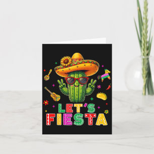 Carte Cinco De Mayo Mexicain Cactus Drôle Faisons la Fêt