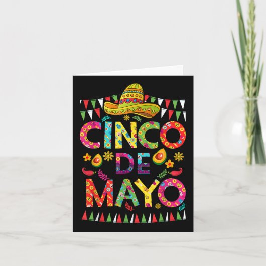Carte Cinco De Mayo Mexican Fiesta Squad 5 De Mayo Pour (Devant)