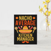 Carte Cinco De Mayo Nacho Moyenne Kitchen Manager Premiu (Fleur jaune)