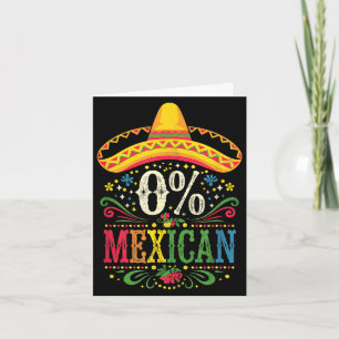 Carte Cinco de mayo pour femmes 0% mexicain