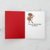 Carte Cinco de Mayo Red Chili Pepper Guitariste (Intérieur)