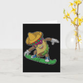 Carte Cinco De Mayo Taco Snowboard Hommes (Fleur jaune)