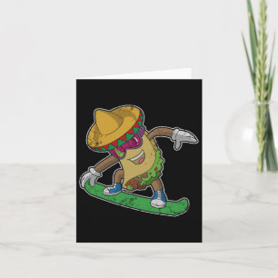 Carte Cinco De Mayo Taco Snowboard Hommes