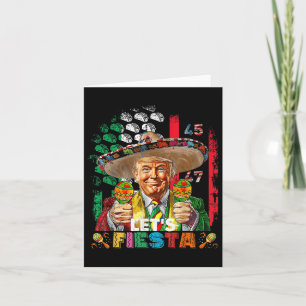 Carte Cinco De Mayo Trump Taco Drôle Trump Mexicain Trum