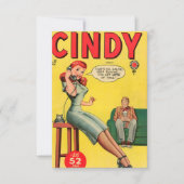 Carte "Cindy" de notes de livre (Devant)