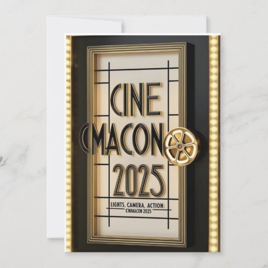 CARTE CinemaCon 2025 (Devant)