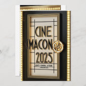 CARTE CinemaCon 2025 (Devant / Derrière)