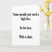 Carte Cinq (Fleur jaune)