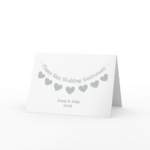 cinquante-cinquième Anniversaire de mariage vert