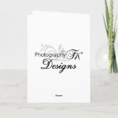 Carte cinquantième Roses roses romantiques (Dos)