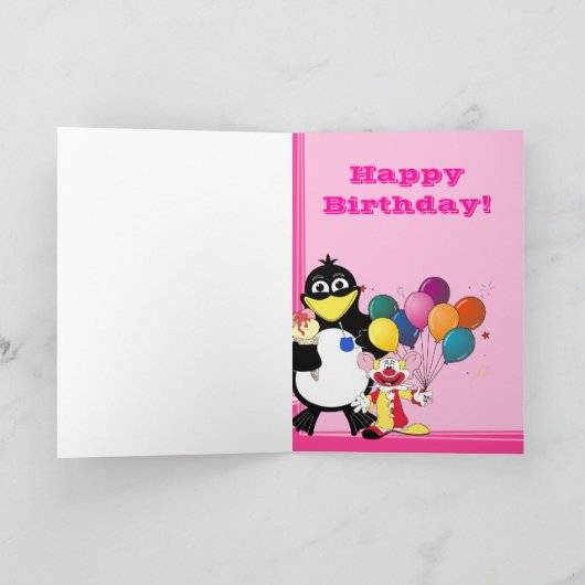 Carte Cinquième anniversaire (Intérieur)