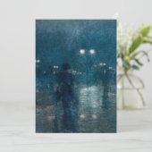 Carte Cinquième avenue Nocturne | Childe Hassam (Debout devant)