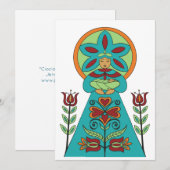 Carte Ciocia Design polonais (Devant / Derrière)