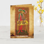 CARTE CIOTS DE RENAISSANCE ANTIQUE 1 / LA MAGICIENNE (Fleur jaune)