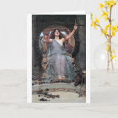 Carte Circe Offering the Cup to Odysseus, Waterhouse (Fleur jaune)
