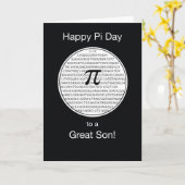 Carte Circle du jour Son Pi (Fleur jaune)